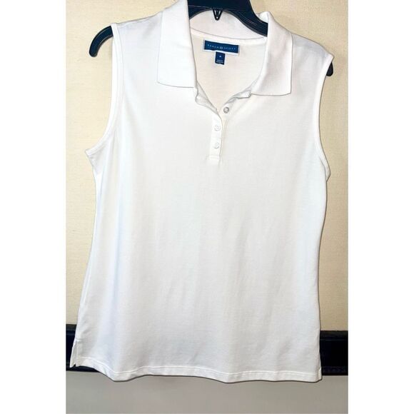 Karen Scott Sleeveless Golf Polo - Medium - Picture 2 of 7